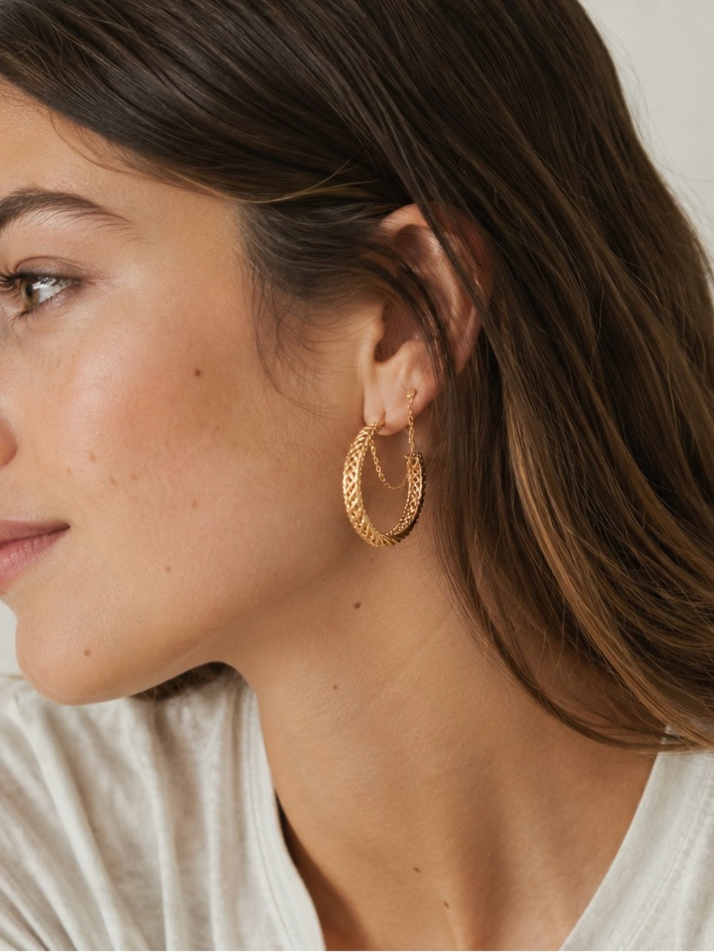 FREE Bundle Add On Piece w 2+ Items- Madewell Statement Gold Hoops